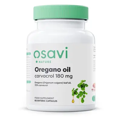 Osavi Oregano Oil Carvacrol, oregánový olej, 180 mg, 60 enterosolventních kapslí