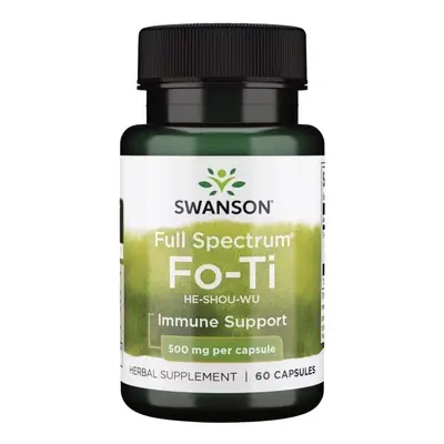 Swanson Fo-Ti, Rdesno mnohokvěté, 500 mg, 60 kapslí