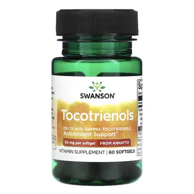 Swanson Tocotrienols, vitamin E, 50 mg, 60 kapslí