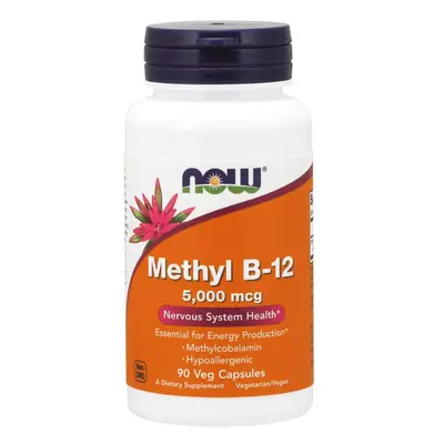 Now® Foods NOW Methyl B12 5000 mcg, 90 rostlinných kapslí