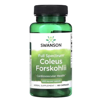 Swanson Full Spectrum Coleus Forskohlii, 400 mg, 60 kapslí