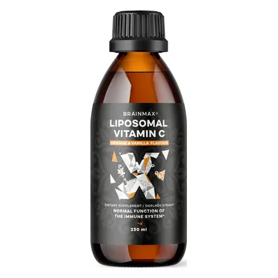 BrainMax Liquid Liposomal Vitamin C, Lipozomální Vitamín C, 500 mg