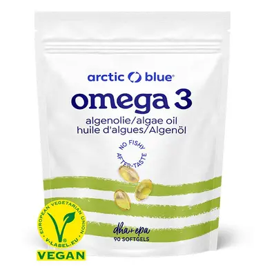 Arctic Blue Vegan Omega 3 Algae, 420 mg DHA, 140 mg EPA, 90 kapslí