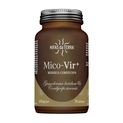 Hifas da Terra Mico-Vir+, Reishi a Cordyceps, 70 kapslí