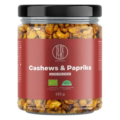 BrainMax Pure Cashews & Paprika, Kešu & Červená paprika, BIO