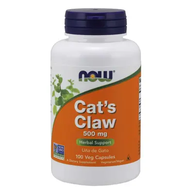 Now® Foods NOW Cat's Claw (Řemdihák plstnatý), 500 mg, 100 rostlinných kapslí