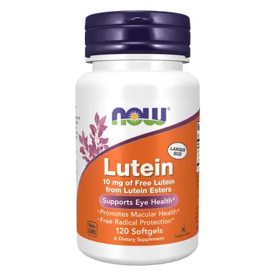 Now® Foods NOW Lutein 10 mg (zdraví očí), 120 softgel kapslí