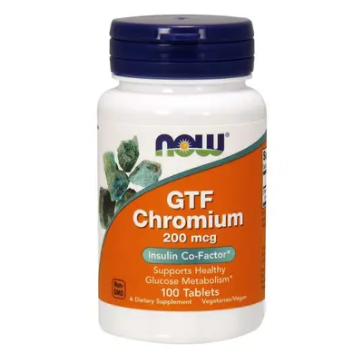 Now® Foods NOW Chromium GTF, 200 µg, 100 tablet