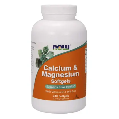 Now® Foods NOW Calcium & Magnesium, with Vitamin D-3 and Zinc, Vápník + Hořčík + Vitamín D3 a Zi