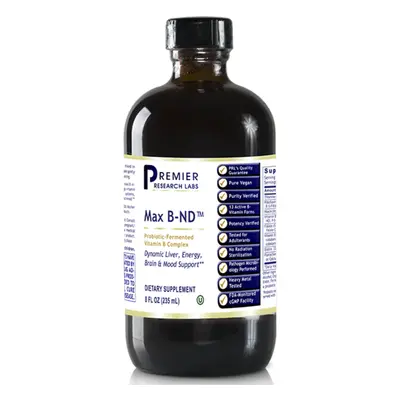 PRL Max B-ND, Probioticky fermentovaný vitamín B komplex, 235 ml, 94 dávek