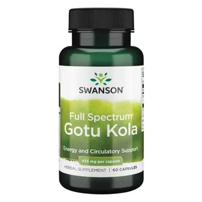 Swanson Gotu Kola, 435 mg, 60 kapslí