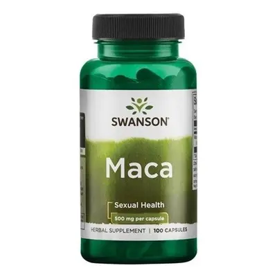 Swanson Maca (řeřicha peruánská), 500 mg, 100 kapslí