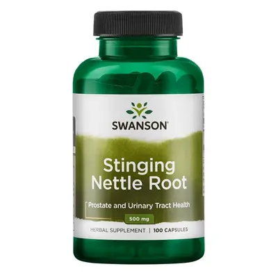 Swanson Stinging Nettle (Kopřiva dvoudomá kořen), 500 mg, 100 kapslí