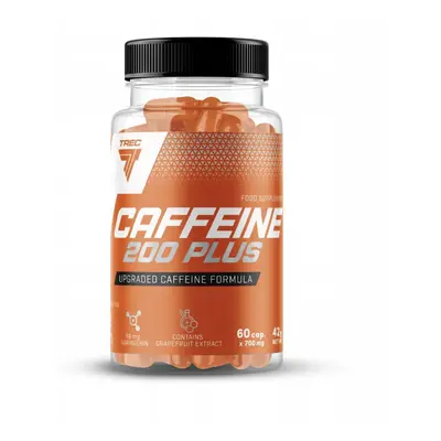 Trec Nutrition Caffeine 200 PLUS, kofein 200 mg, 60 kapslí