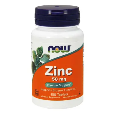 Now® Foods NOW Zinc (zinek glukonát) 50 mg, 100 tablet