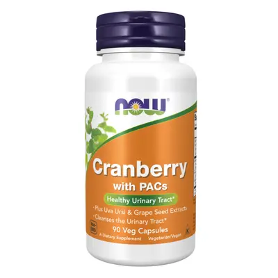 Now® Foods NOW Cranberry with PACs, brusinka s proanthokyanidiny, 90 rostlinných kapslí