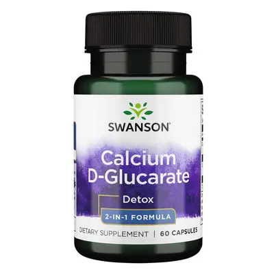 Swanson Calcium D-glucarate (D-glukarát vápenatý), 60 kapslí