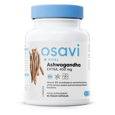 Osavi Ashwagandha Extra, 400 mg, 60 vegan kapslí