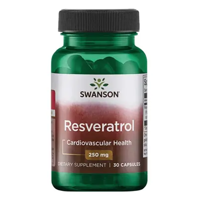 Swanson Trans-Resveratrol 250 mg, 30 kapslí