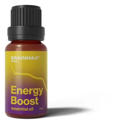 WellMax Energy Boost Essential Oil, 100% přírodní esenciální olej, 10 ml