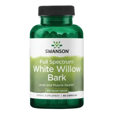 Swanson White Willow Bark (vrba bílá) 400 mg, 90 kapslí