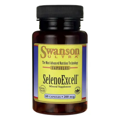 Swanson SelenoExcell®, Organický Selen, 200 mcg, 60 kapslí