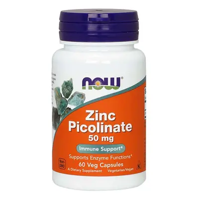 Now® Foods NOW Zinc Picolinate (zinek pikolinát), 50 mg, 60 rostlinných kapslí