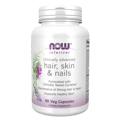 Now® Foods NOW Hair, Skin & Nails (zdravé vlasy, pleť a nehty), 90 rostlinných kapslí