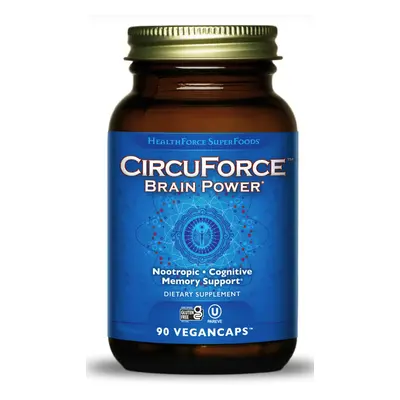 HealthForce CircuForce Brain Power, podpora mozku, 90 rostlinných kapslí