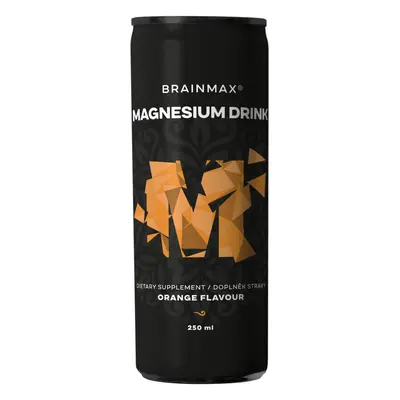 BrainMax Magnesium drink 375 mg, hořčík, 330 ml Příchuť: Pomeranč