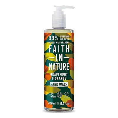 Faith in Nature - Tekuté mýdlo na ruce Grep & Pomeranč, 400 ml