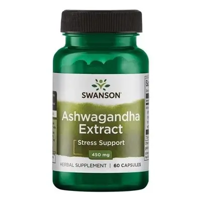 Swanson Ashwagandha Extract 450 mg, 60 kapslí