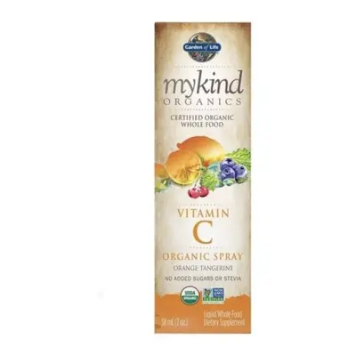 Garden of life Mykind Organics Vitamin C Organic spray, Vitamín C ve spreji, pomeranč a mandarin