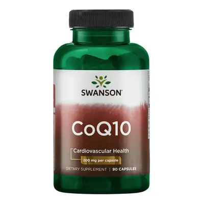 Swanson CoQ10, koenzym Q10, 200 mg, 90 kapslí