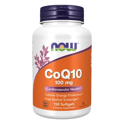 Now® Foods NOW CoQ10 (koenzym Q10) 100 mg, 150 kapslí