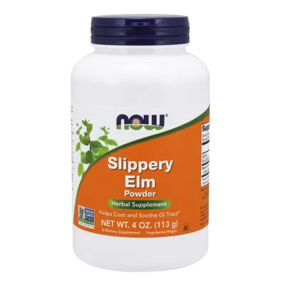 Now® Foods NOW Slippery Elm (Jilm plavý), čistý prášek, 113 g