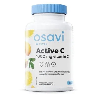 Osavi Active C, 1000 mg Vitamin C, 60 vegan kapslí