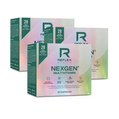 Reflex Nexgen® multivitamín 60 kapslí 2+1 ZDARMA! NEW