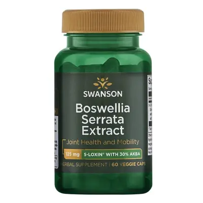 Swanson Boswellia Serrata Extract 5-LOXIN® (Kadidlovník pilovitý extrakt), 125 mg, 60 rostlinnýc