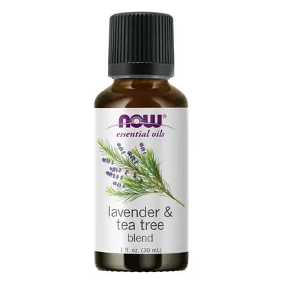 Now® Foods NOW Essential Oil, Lavender & Tea Tree Oil (éterický olej levandule + tea tree), 30 m