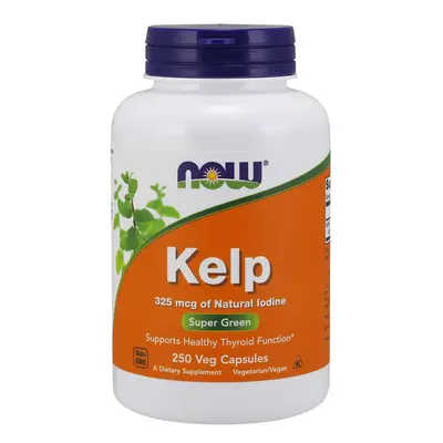 Now® Foods NOW Kelp, Přírodní Jód, 325 ug, 250 rostlinných kapslí