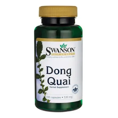 Swanson Dong Quai (Andělika čínská), 530 mg, 100 kapslí