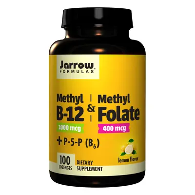 Jarrow Formulas Jarrow Methyl B-12 & Methyl Folate, (Vitamín B12 + Kyselina listová, aktivované 