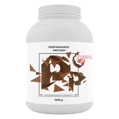 BrainMax Performance Protein, nativní syrovátkový protein, jahoda a malina Hmotnost: 1000 g