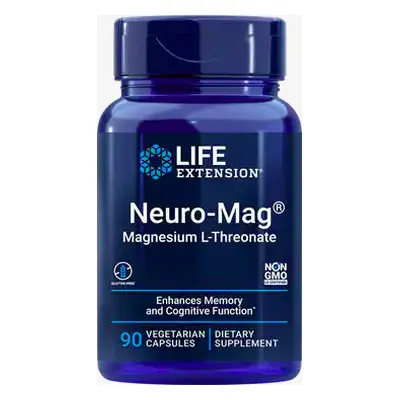 Life Extension Neuro-Mag® Magnesium L-Threonate (magnesium L-treonát), 90 rostlinných kapslí