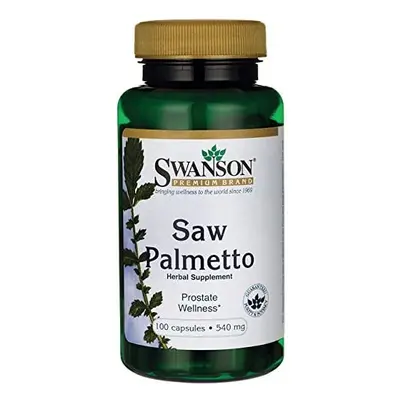 Swanson Saw Palmetto (Serenoa plazivá), 540 mg, 100 kapslí