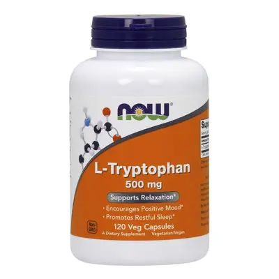 Now® Foods NOW L-Tryptofan 500 mg, 120 rostlinných kapslí