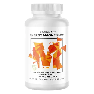 BrainMax Energy Magnesium®, 1000 mg, Hořčík Malát 200 mg