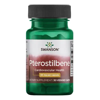 Swanson Pterostilben - 50 mg, 30 rostlinných kapslí