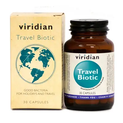 Viridian Travel Biotic 30 kapslí (cestovní probiotika)